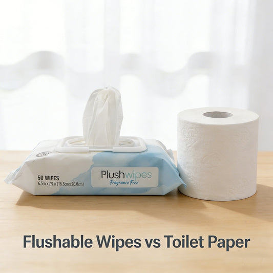 Plushwipes flushable wipes
