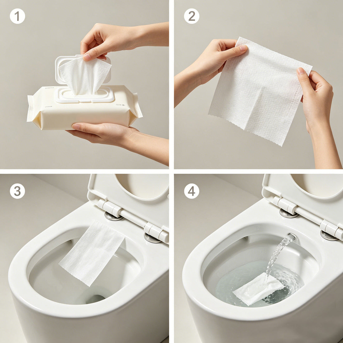 How to Use Flushable Wipes Properly