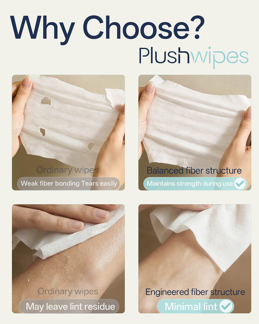 Plushwipes 300 count flushable wipes that break down like toilet paper - image 2
