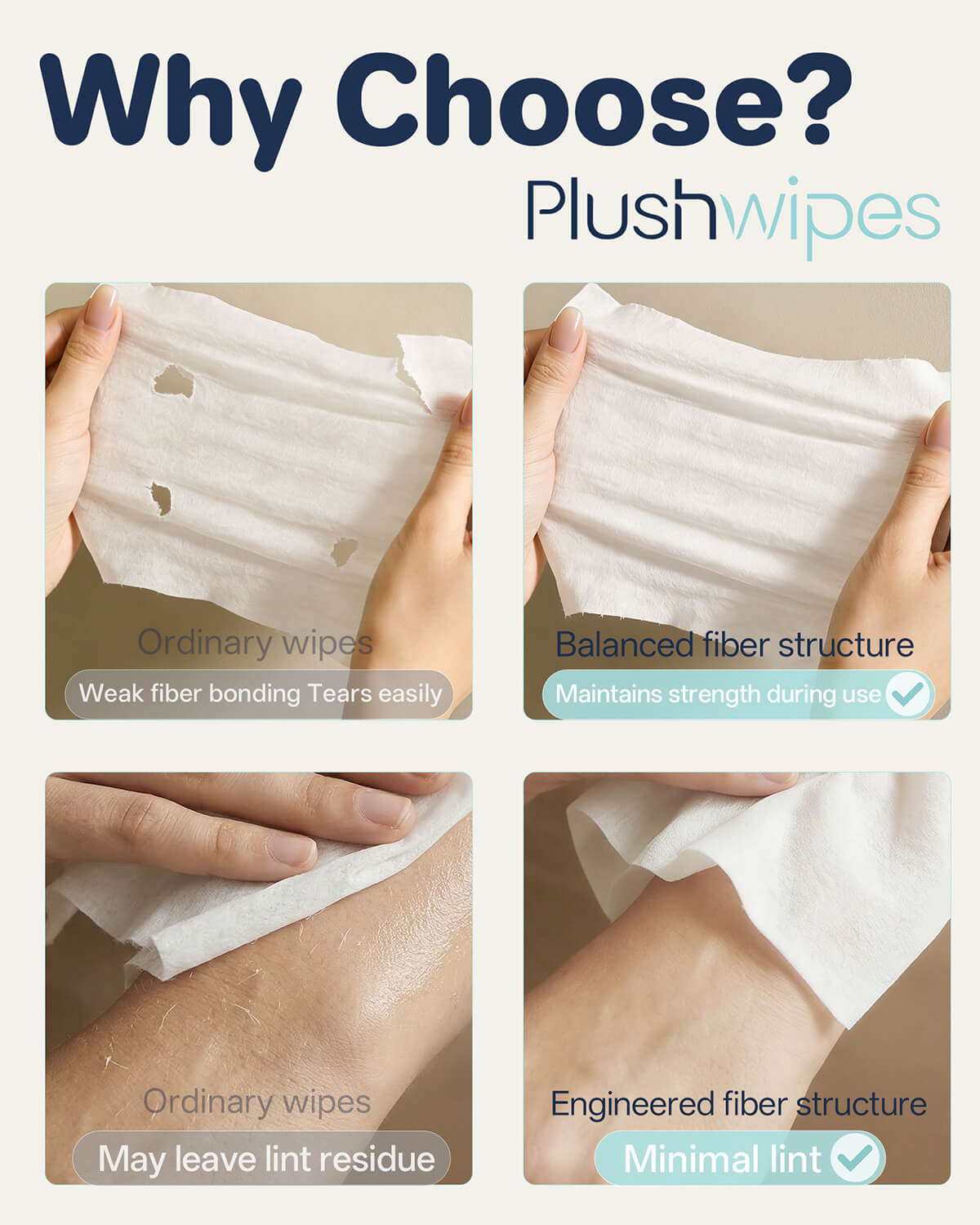 Plushwipes Toddler flushable potty training wipes fragrance free - image 5