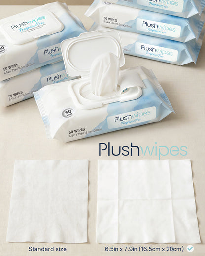 Plushwipes 300 count flushable wipes that break down like toilet paper - image 4